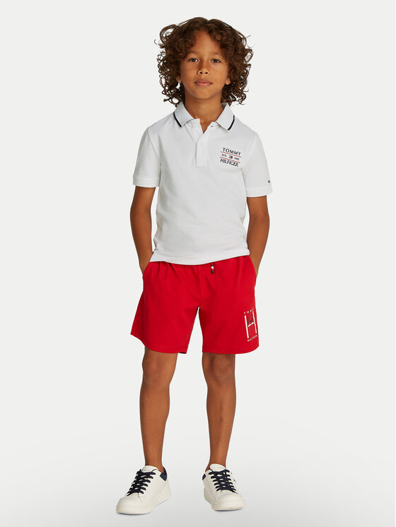 

Рубашка поло стандартный крой KB0KB09524 D Tommy Hilfiger, белый
