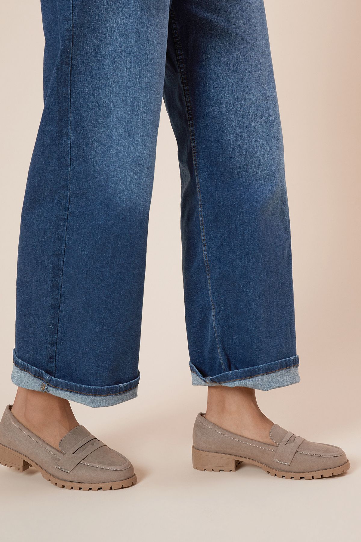 Лоферы Dorothy Perkins Leoni, серо-коричневый — фото 4