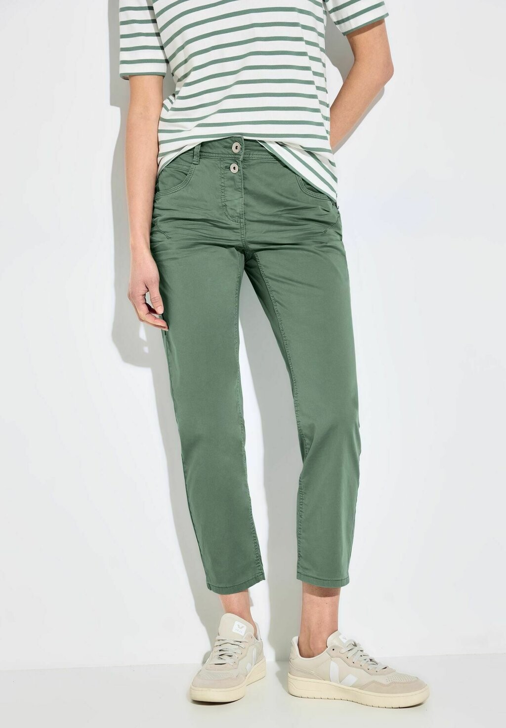

Брюки CASUAL FIT HOSE Cecil, цвет Mottled Light Green