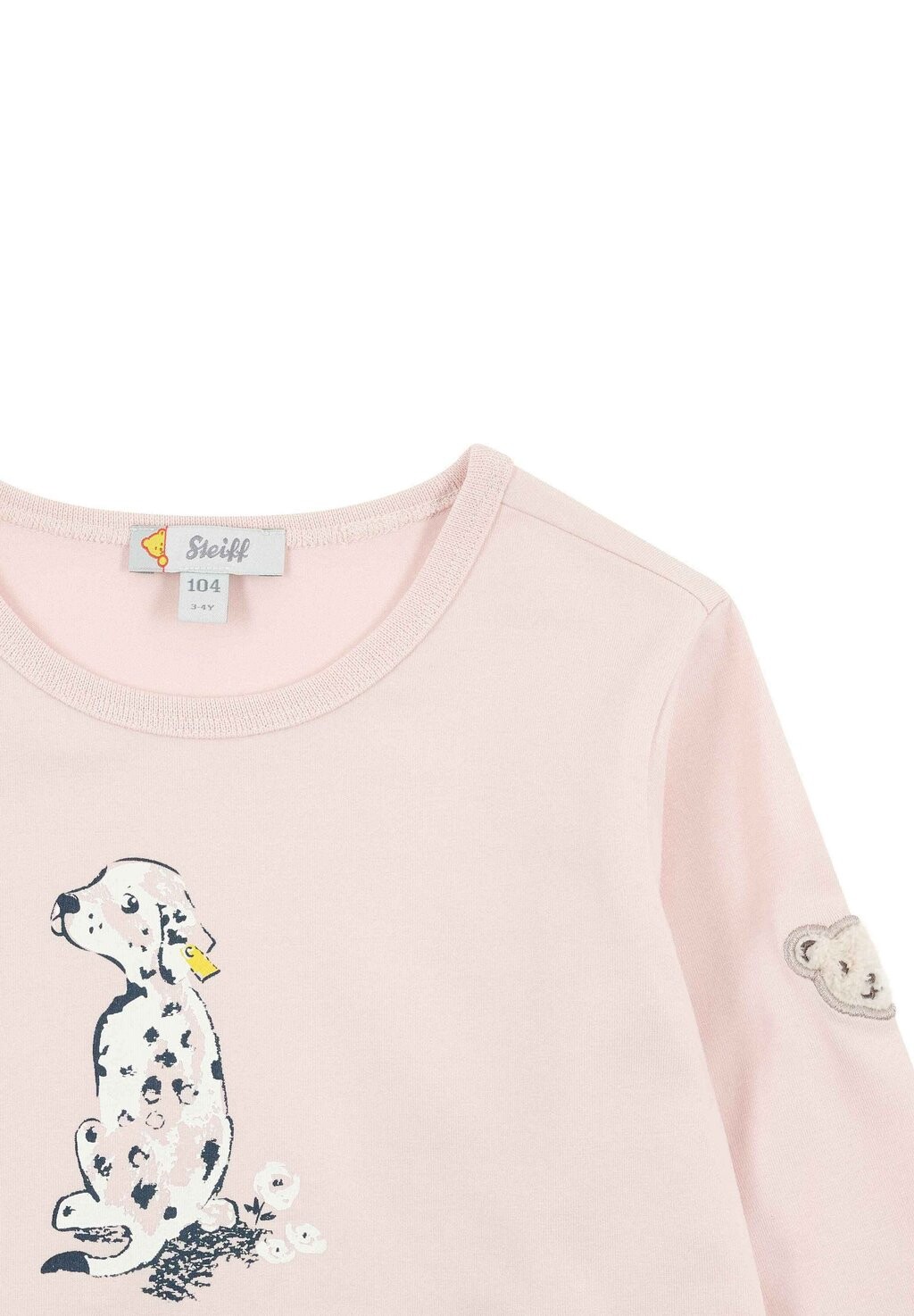 

Топ с длинными рукавами DALMATIAN Steiff, светло-розовый