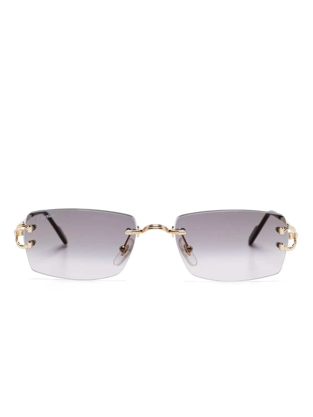 

Солнцезащитные очки Signature C De Cartier Cartier Eyewear, золотой
