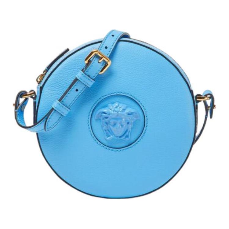 

Сумка через плечо La Medula из кожи синего цвета VERSACE