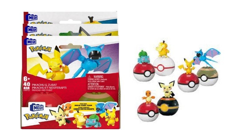 

Mbl Pokemon Pokeball 2 Микс Фигурки Hxp11 Mattel
