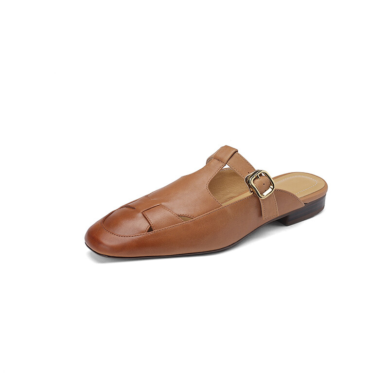 

Мюли женские с закрытым носком женские Vandeelen, цвет Light Brown