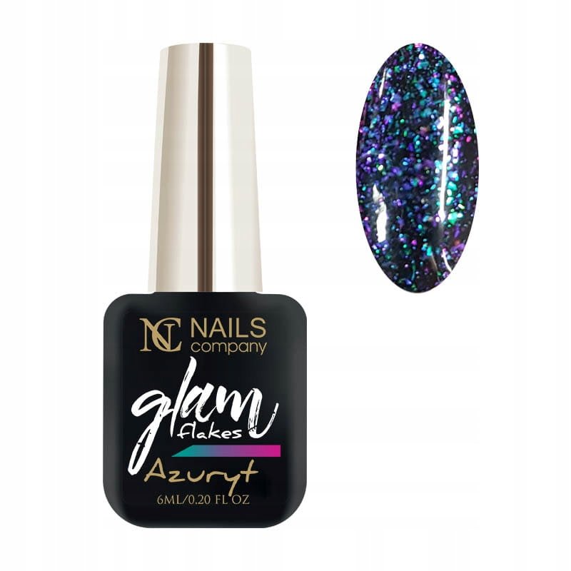 

Hybrid Nails NC Nails Glam Flakes Azurite 6 мл