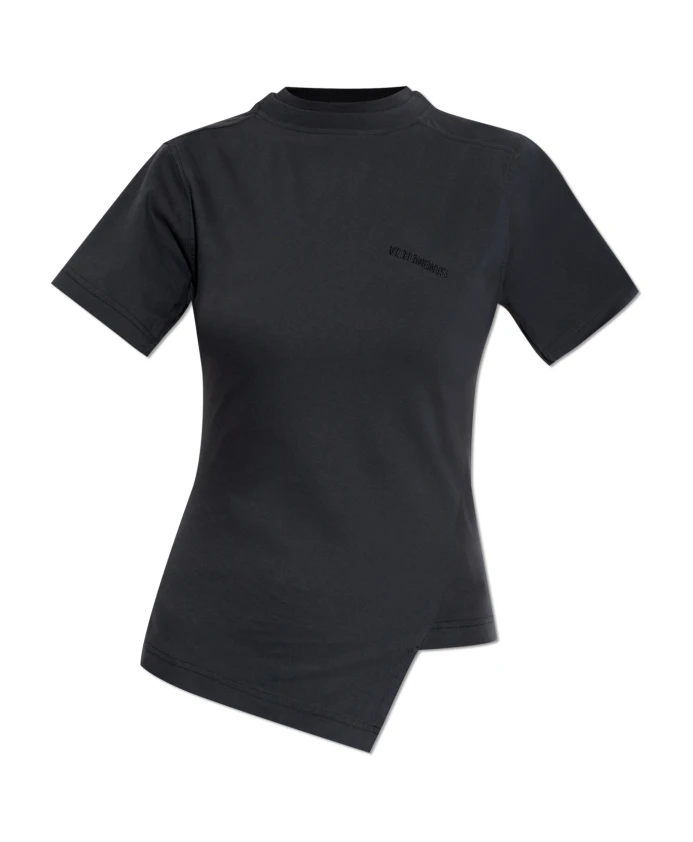 

Футболка с логотипом Vetements, серый