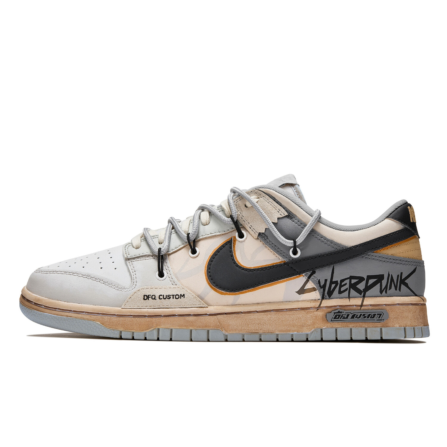 

Кроссовки Nike Dunk Skateboarding Shoes Women's Low-top Gray/Brown, коричневый