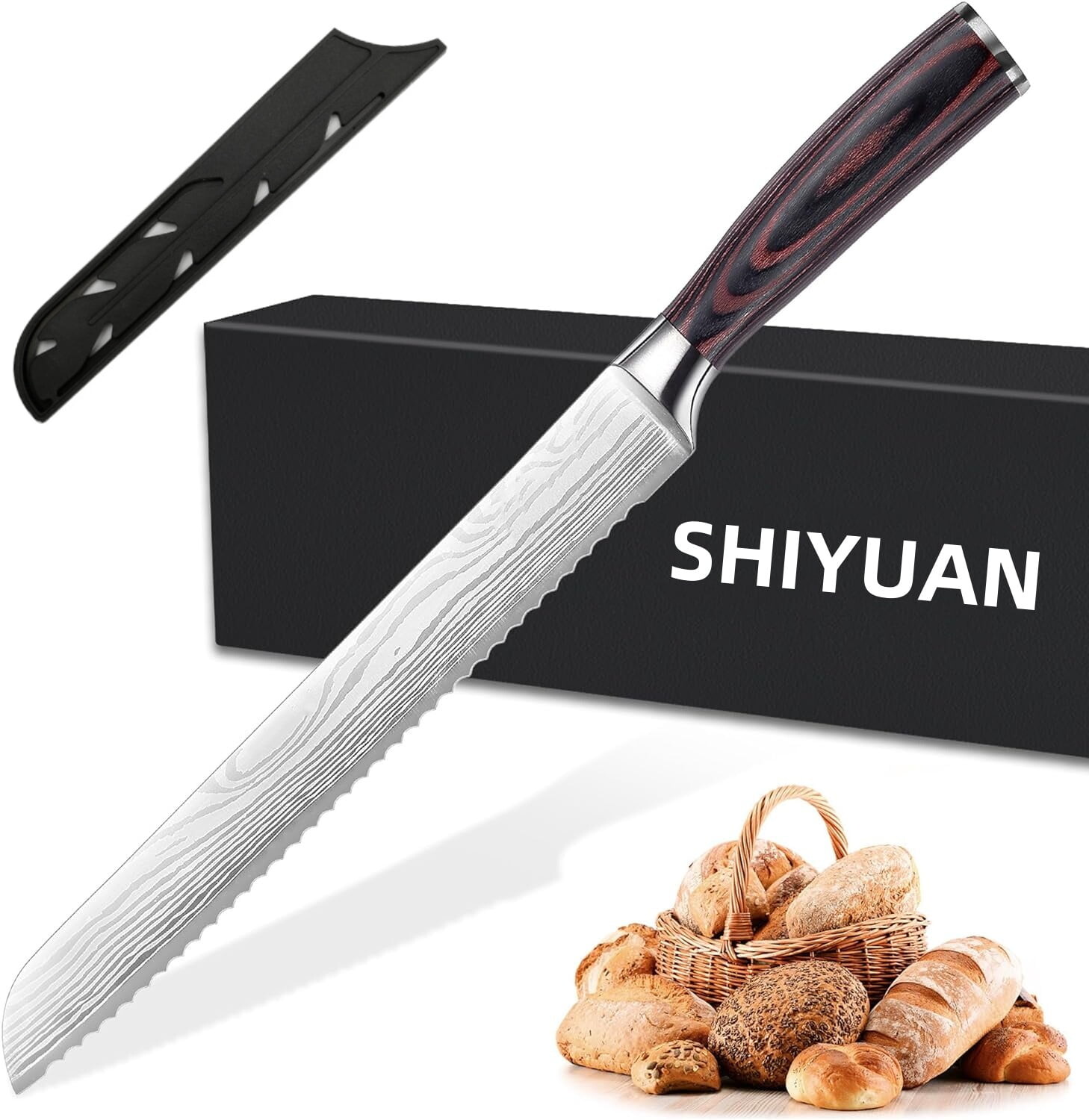 

Нож для хлеба Shiyuan