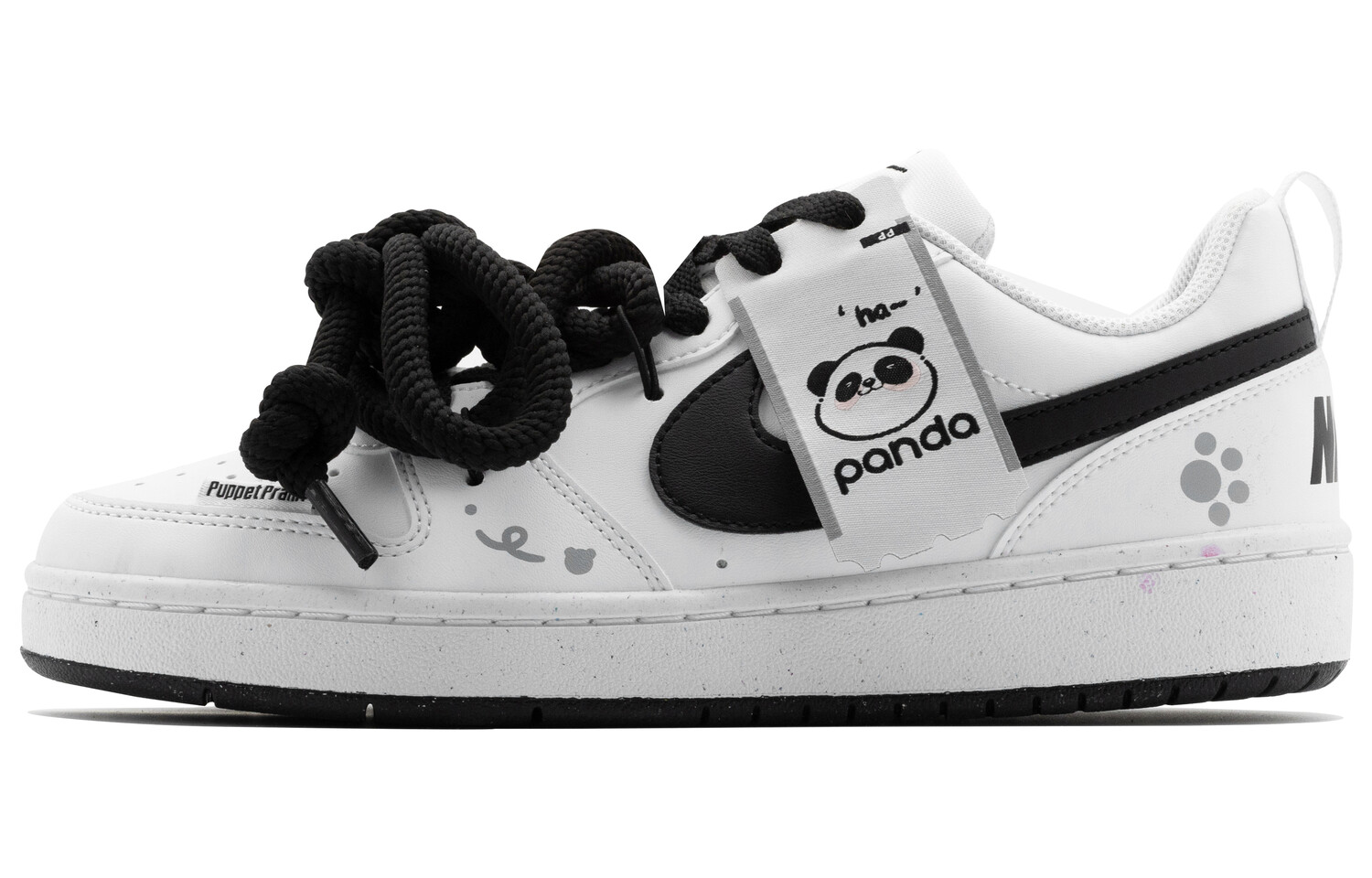 

Кроссовки Nike Court Borough Skateboarding Shoes Women's Low-top Black/white/gray, белый