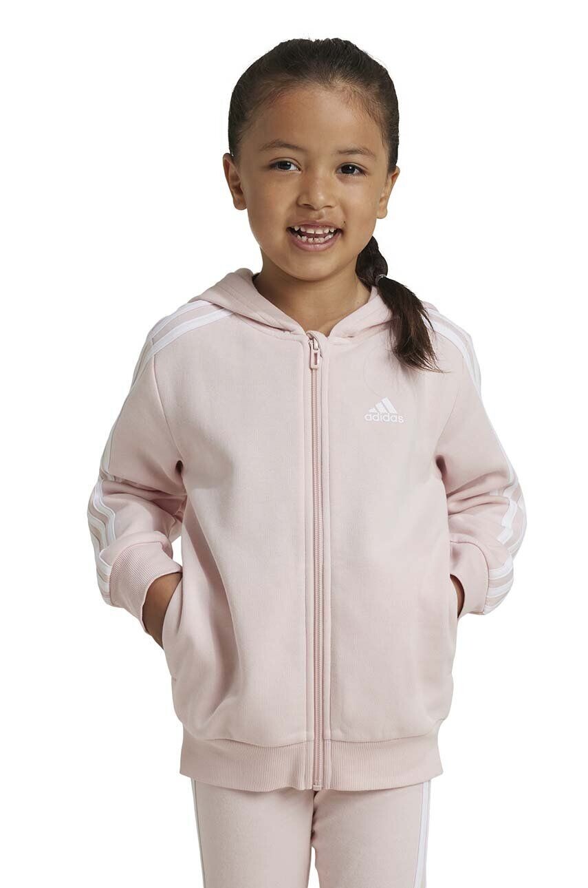 

Детская толстовка adidas LK 3S FL FZ HD, розовый