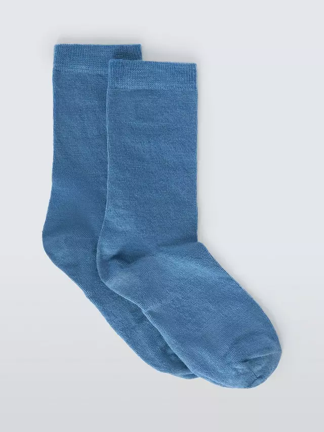 

Носки John Lewis Merino Wool Rich Ankle, цвет denim