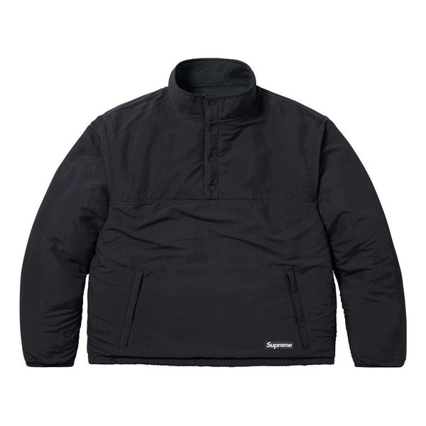 

Куртка x polartec shearling reversible pullover 'black' Supreme, черный