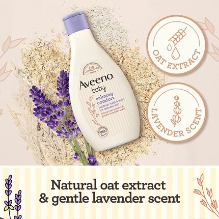 Aveeno Baby Calming Comfort для ванны и мытья перед сном, 250 мл — фото 3