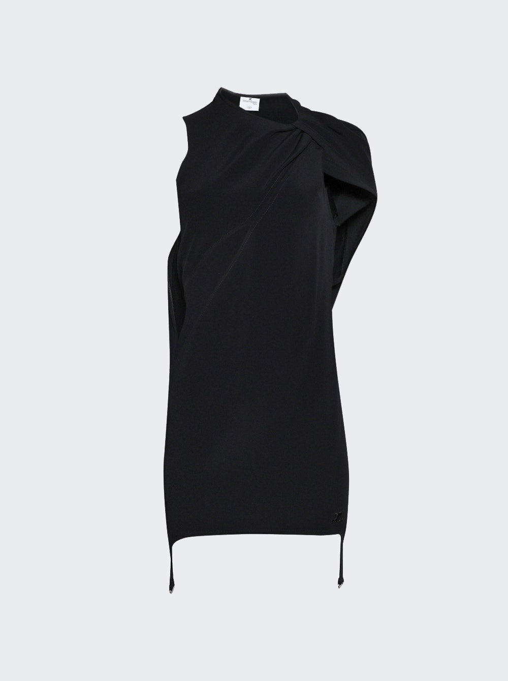 

Платье Heritage Crepe Twist CourrÃ¨ges, черный