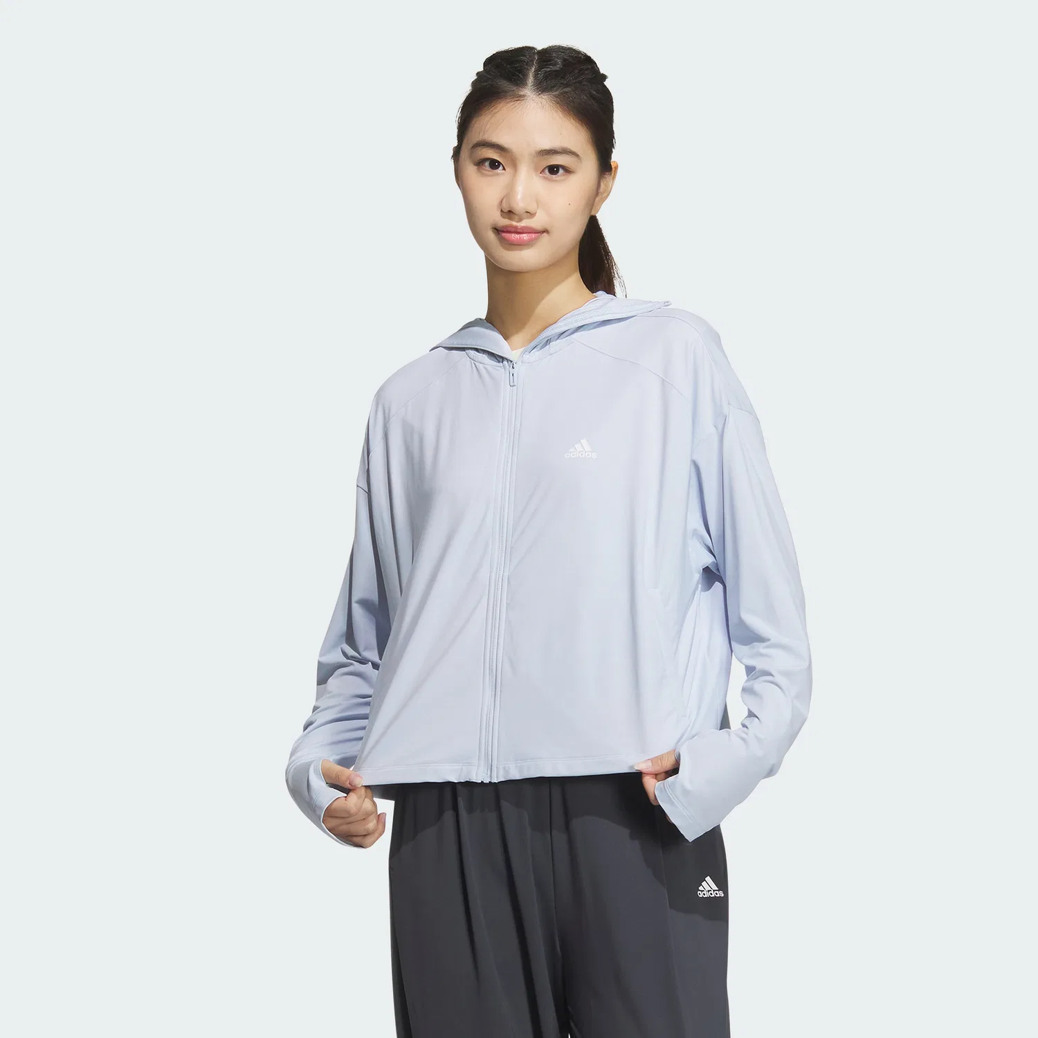 Женская вязаная куртка UPF Halo Blue от Adidas