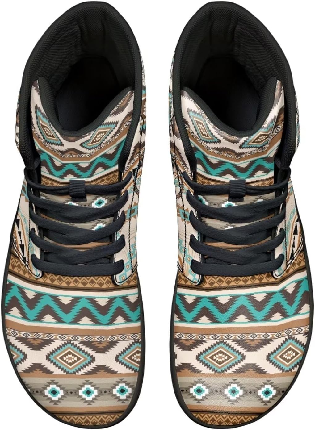 

Мужские минималистичные кроссовки Jeiento для ходьбы, походная обувь, обувь из искусственной кожи с нулевым перепадом высоты подошвы, Southwestern Tribal Wolf