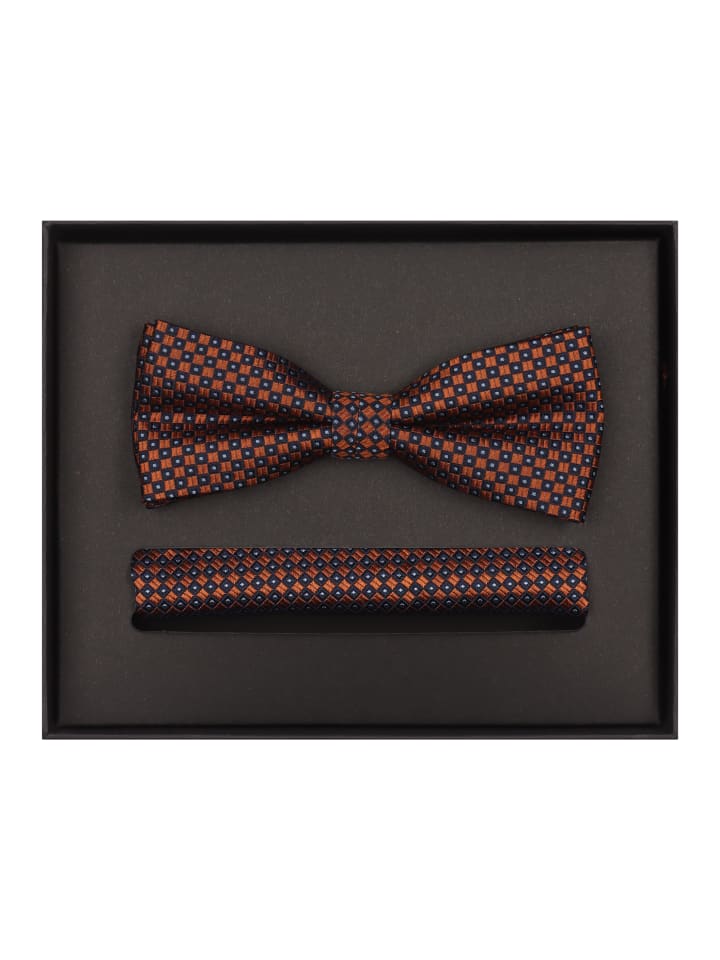 

Venti Галстук-бабочка и нагрудный платок оранжевого цвета