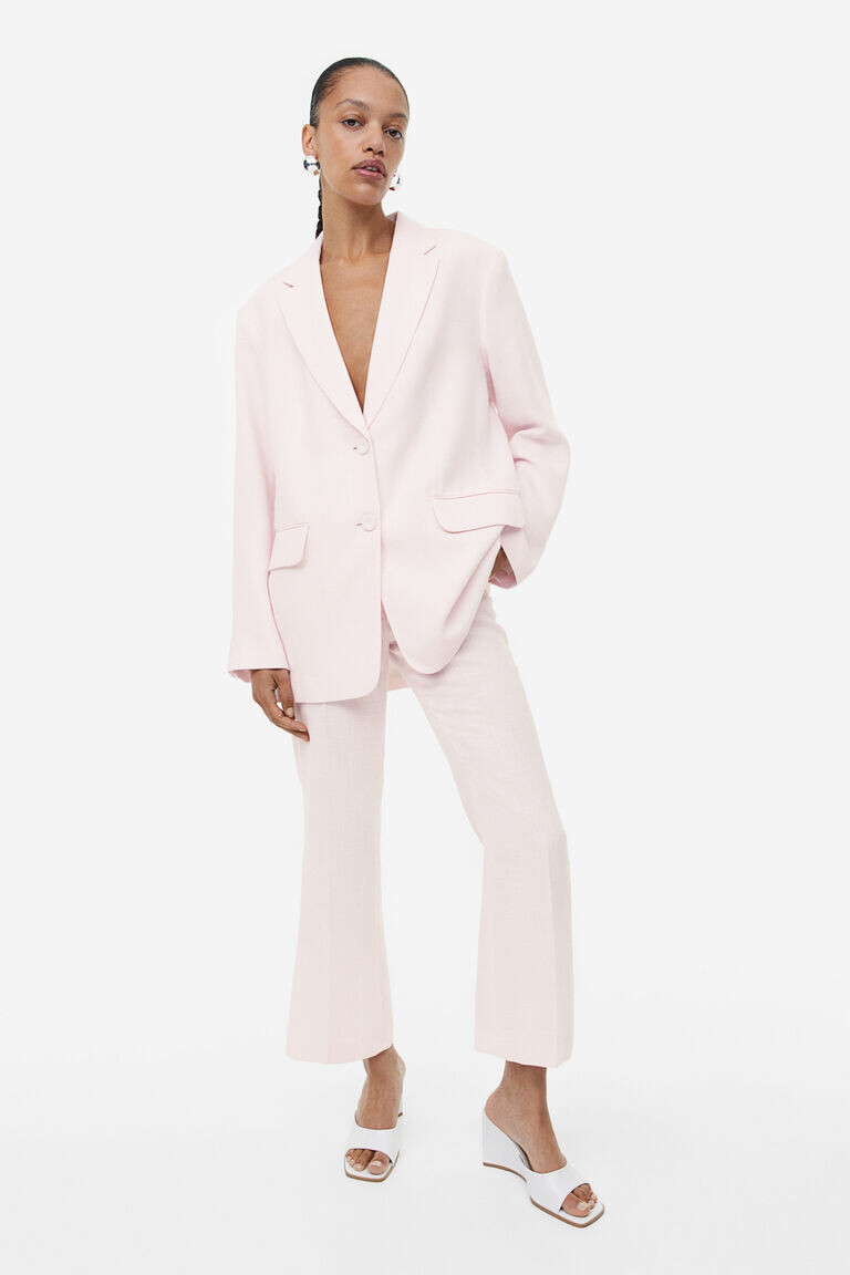 

Расклешенные брюки H&M, розовый