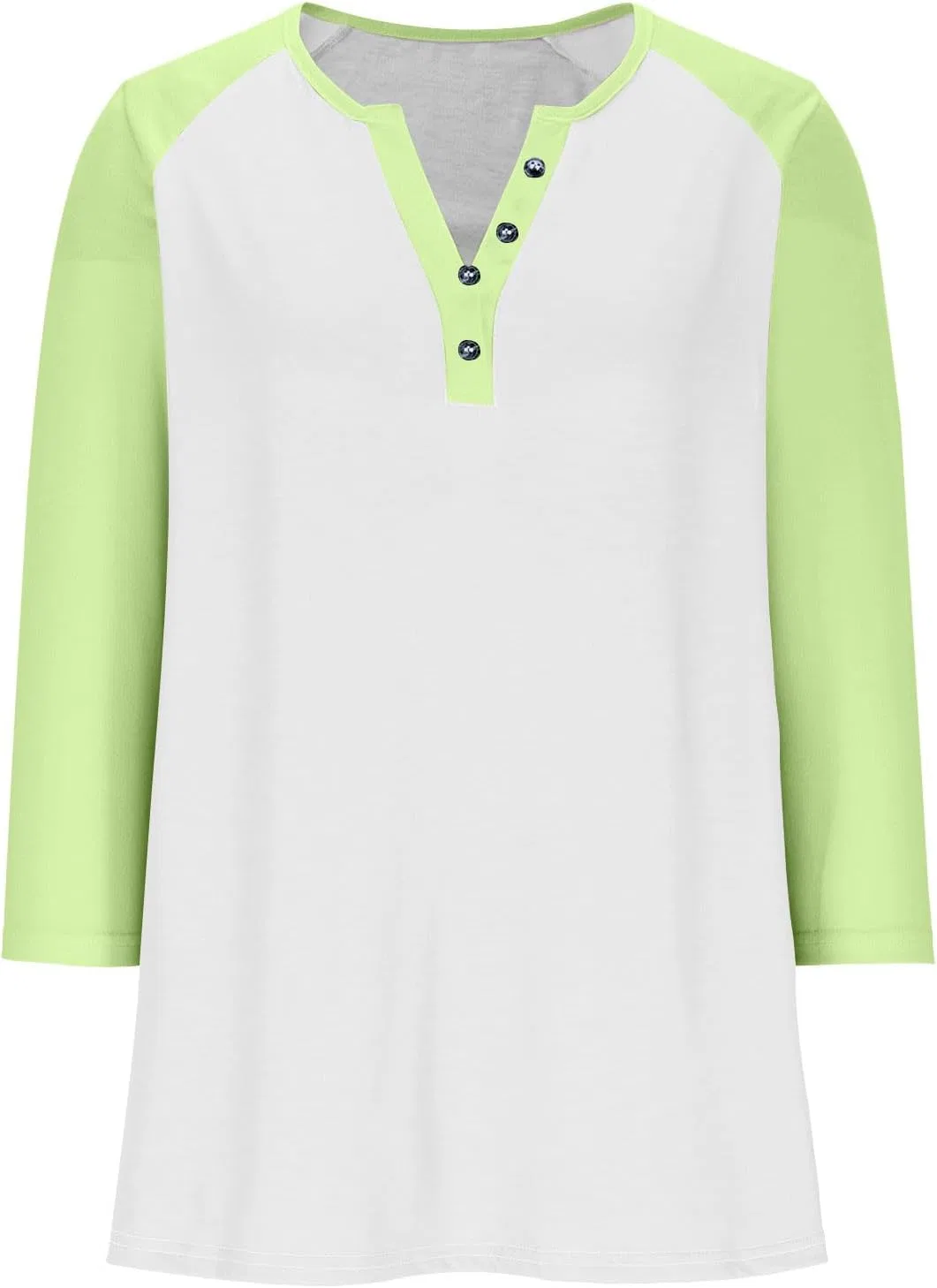 Детская блуза с V-образным вырезом, Zzalalana, цвет Mint Green — фото 4