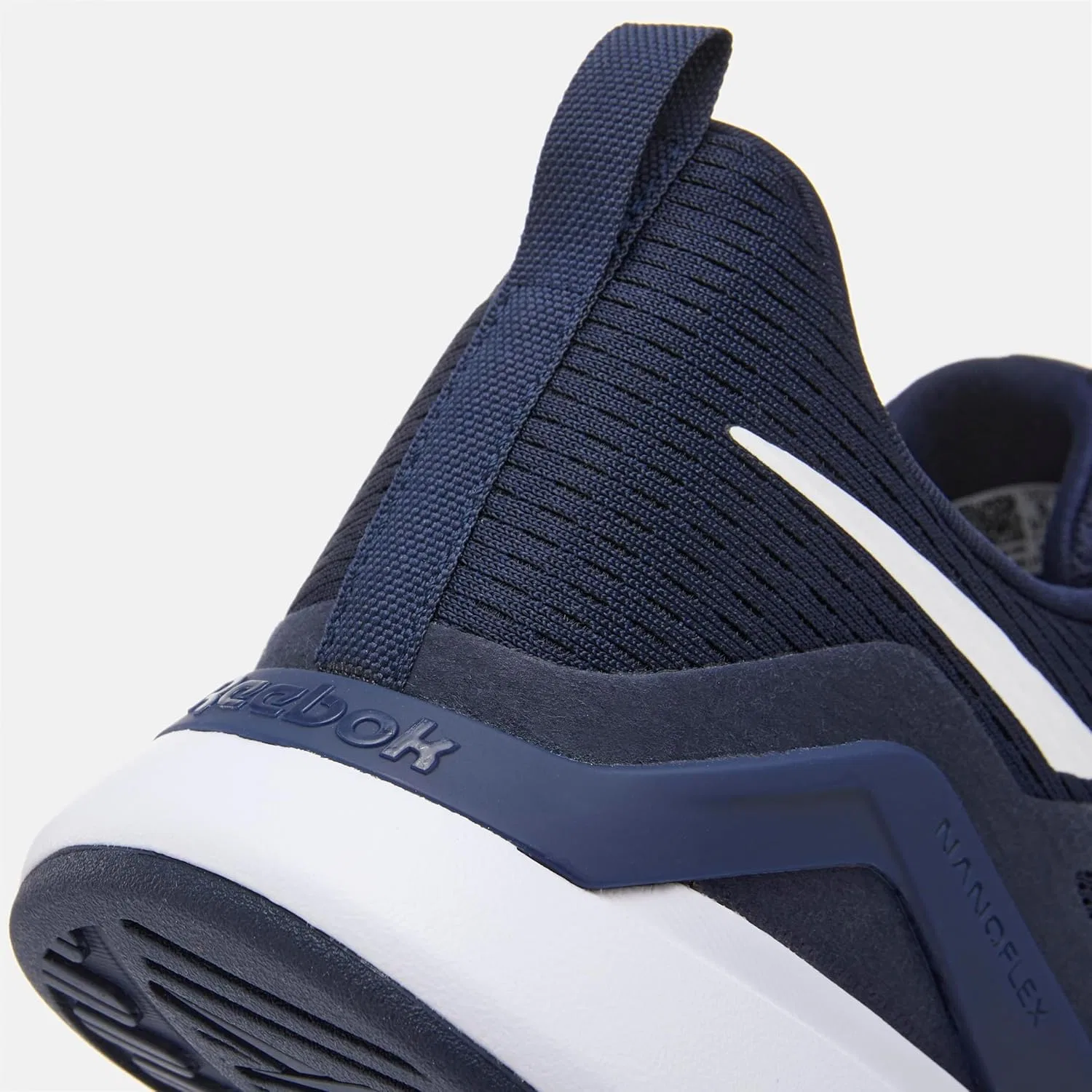 Классические кожаные кроссовки Reebok для девочек, Vector Navy White Black — фото 4