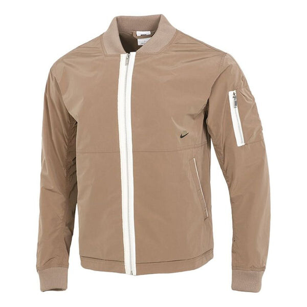 

Куртка Nike Sportswear Style Essentials Solid Color Training Loose Casual Jacket Khaki, хаки