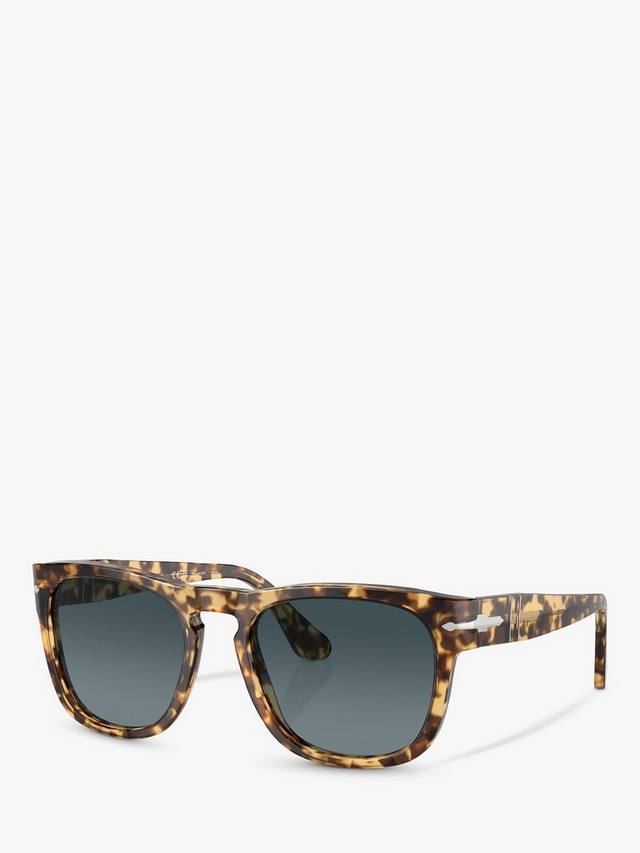 

Солнцезащитные очки с поляризованной d-образной оправой po3333s унисекс Persol, цвет Tortoise Beige/Blue Gradient