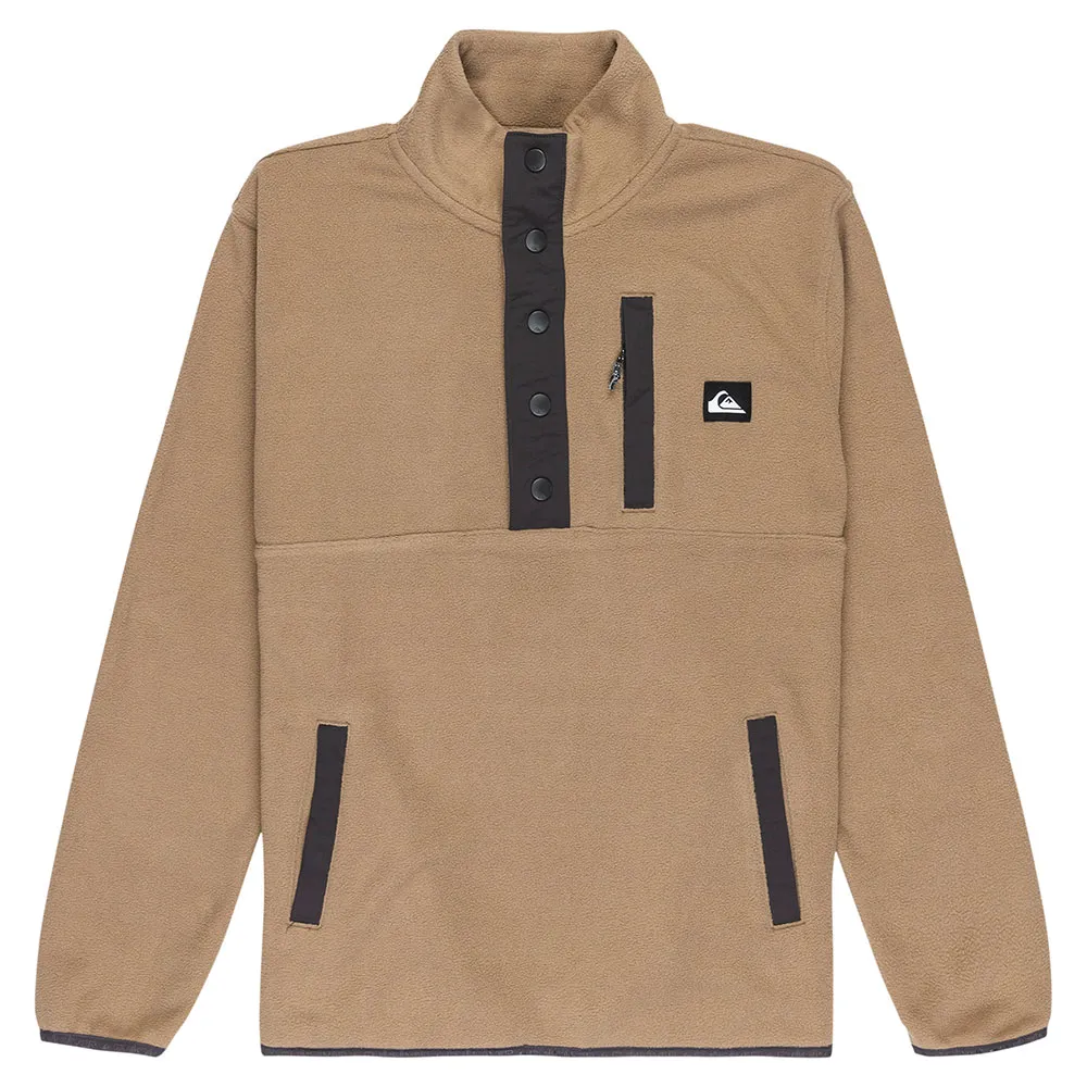 

Флис Quiksilver No Destination half zip, коричневый