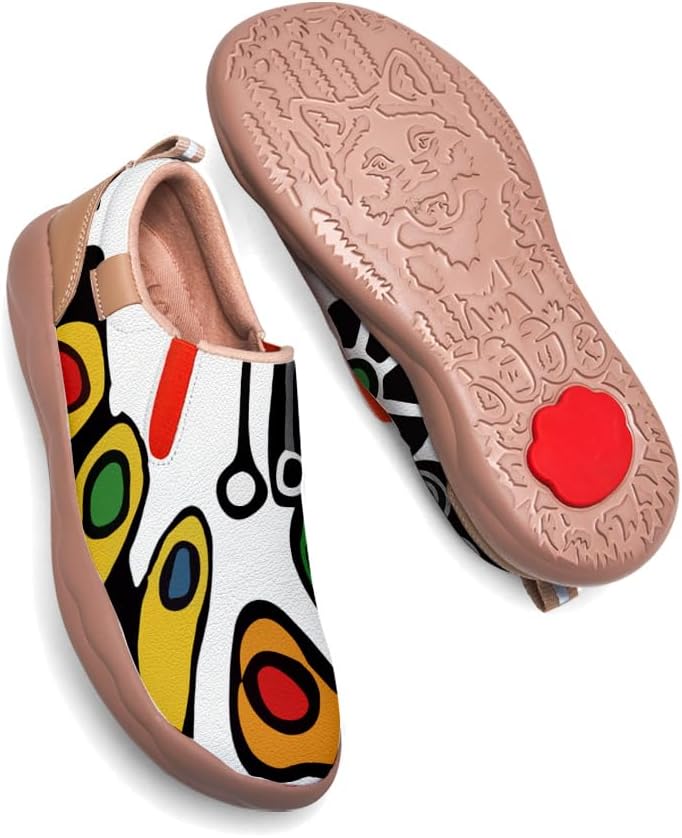 

Мужские слипоны-лоферы Абстрактный арт Росписанные кроссовки Повседневная обувь для отдыха и путешествий Onehorse, Abstract_art 04