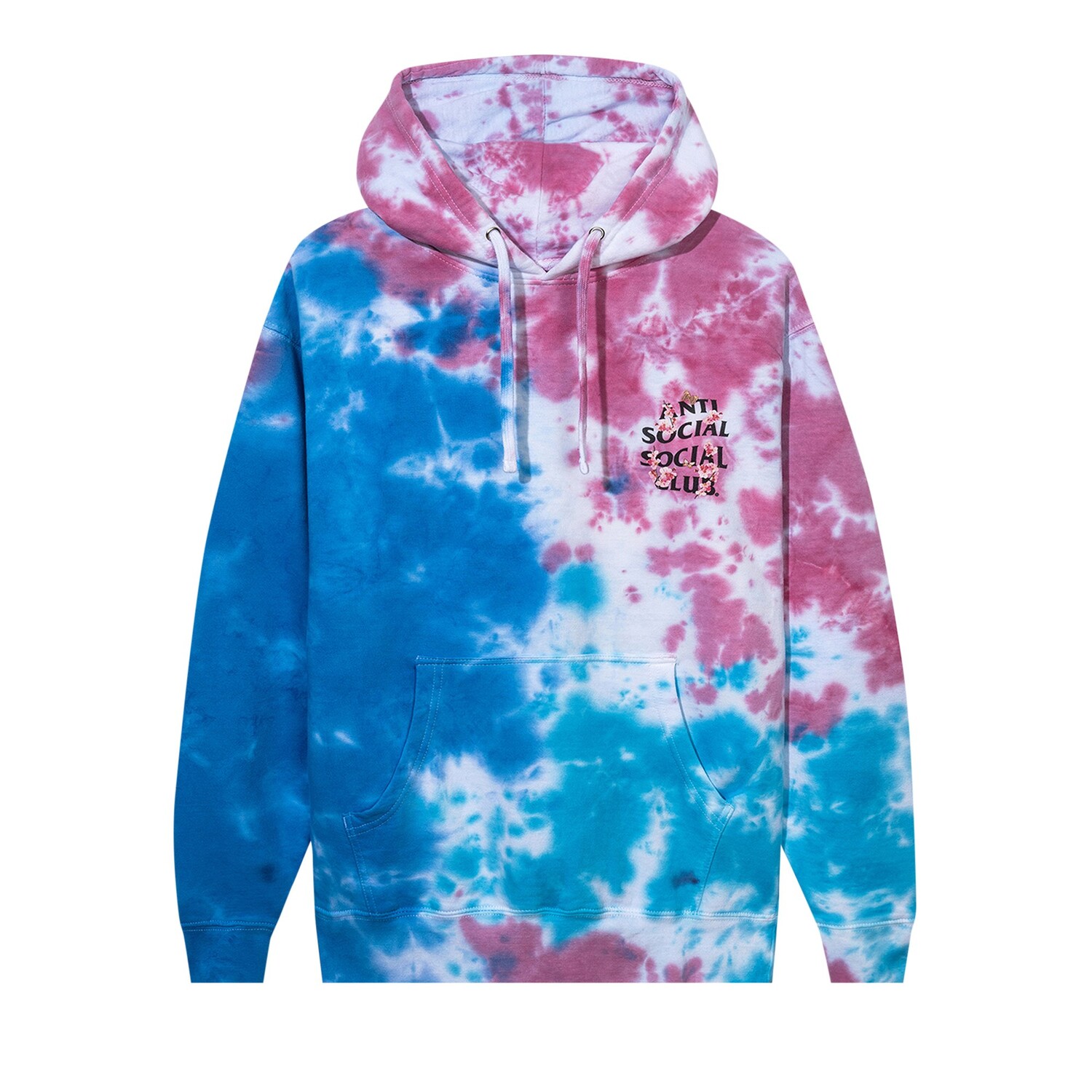 

Толстовка Anti Social Social Club Kkoch Hi-5 Candy Tie Dye, цвет Синий
