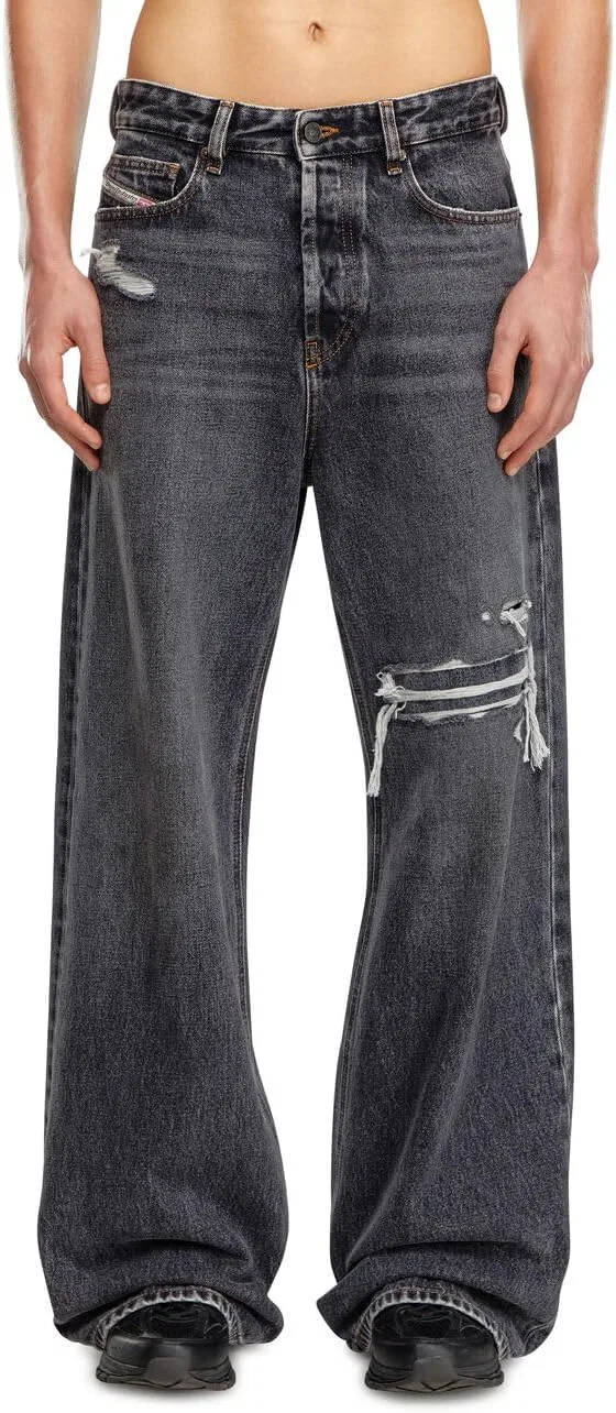 Джинсы Relaxed Diesel, Black/Dark Grey — фото 4