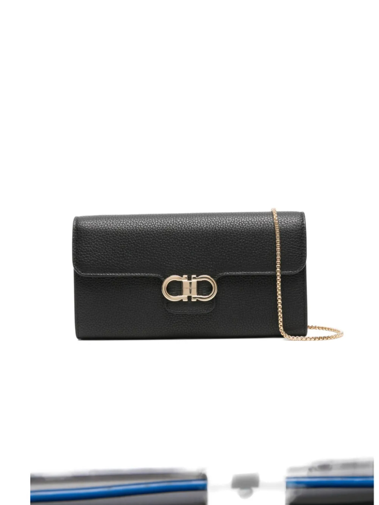 

Кошелек на цепочке Ferragamo Gancini, черный