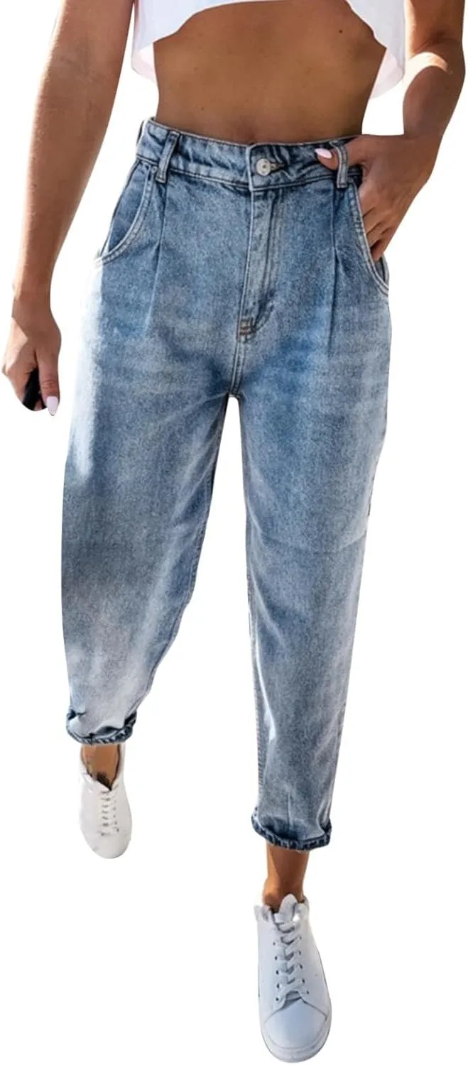 

Женские зимние зауженные джинсы Harem Lolvmvchi