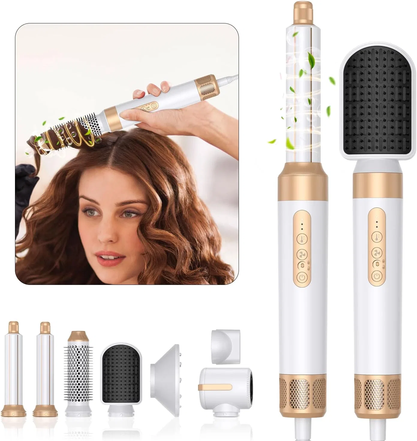 Набор для укладки волос Airstyler 7-в-1 от Golden Goods, 1400 Вт Golden Goods — фото 2