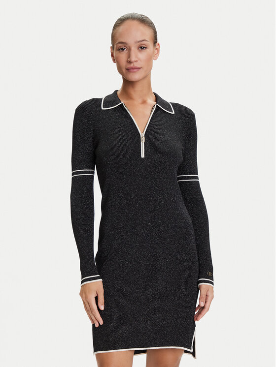 

Вязаное платье regular fit TF5028 MS49I Liu Jo Sport, черный