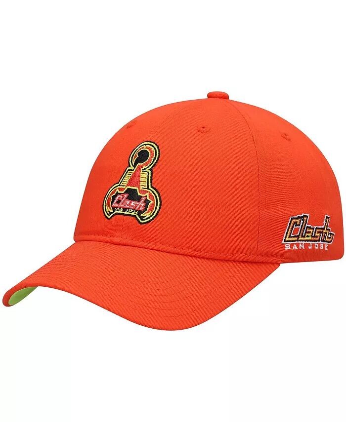 

Мужская оранжевая регулируемая шляпа San Jose Clash Mitchell & Ness