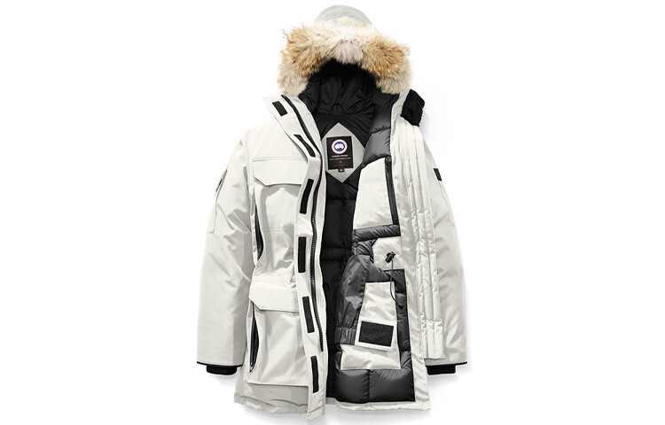 

Женский пуховик Canada Goose, цвет morning white