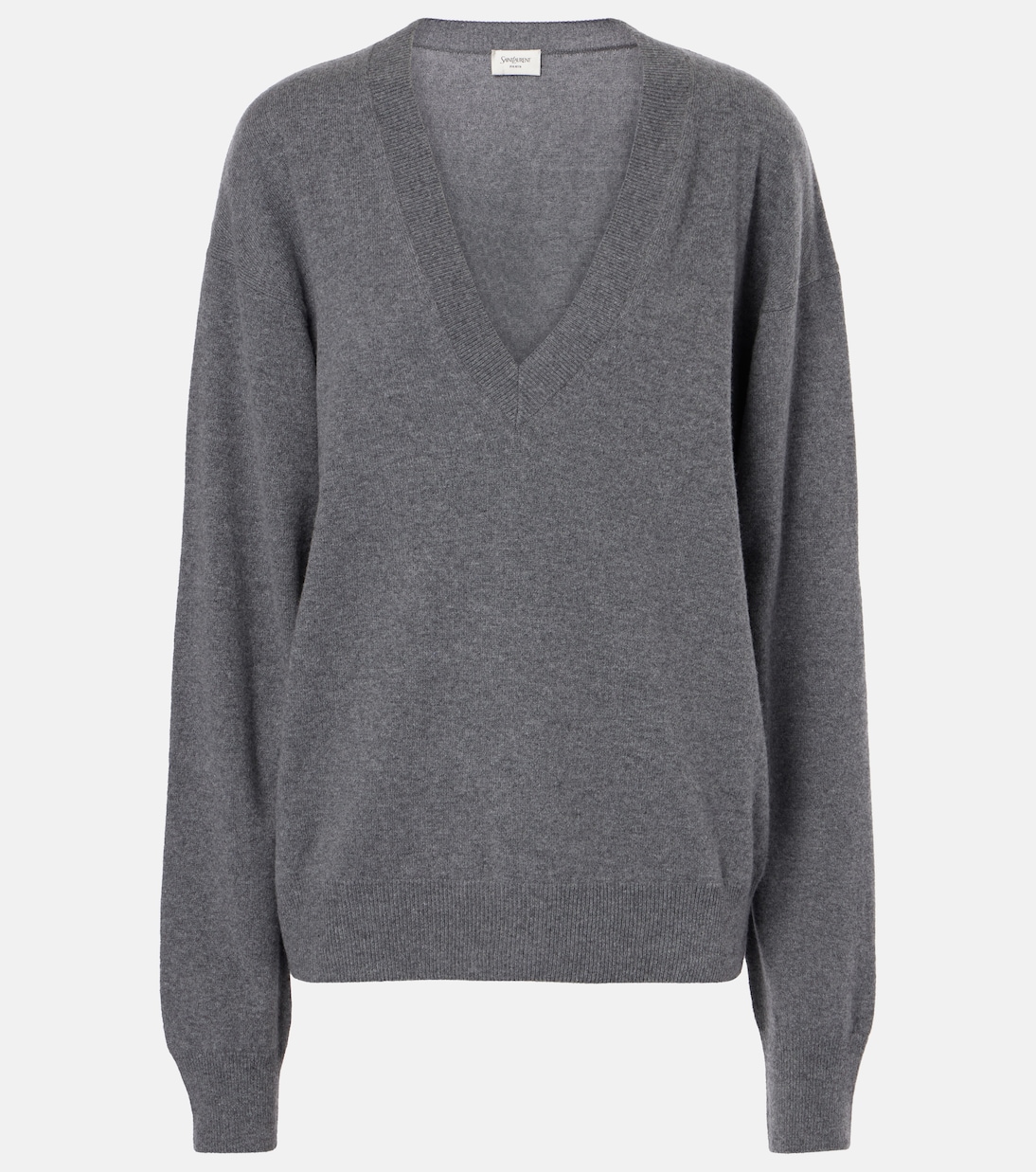 

Шерстяной свитер Saint Laurent, Gris Chine Fonce