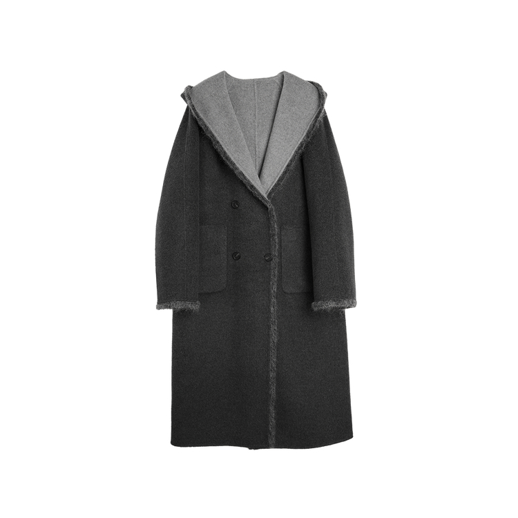 

ELLE Куртка женская Medium Gray с капюшоном, умеренно прямого кроя