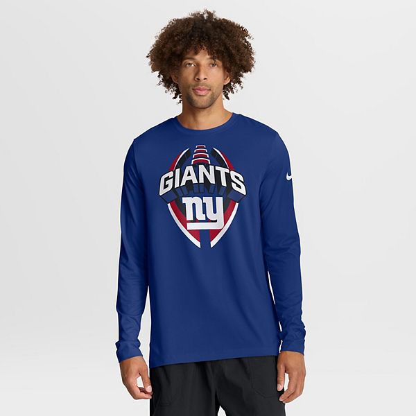

Мужская футболка с длинным рукавом New York Giants Primetime Legend Icon Performance Nike