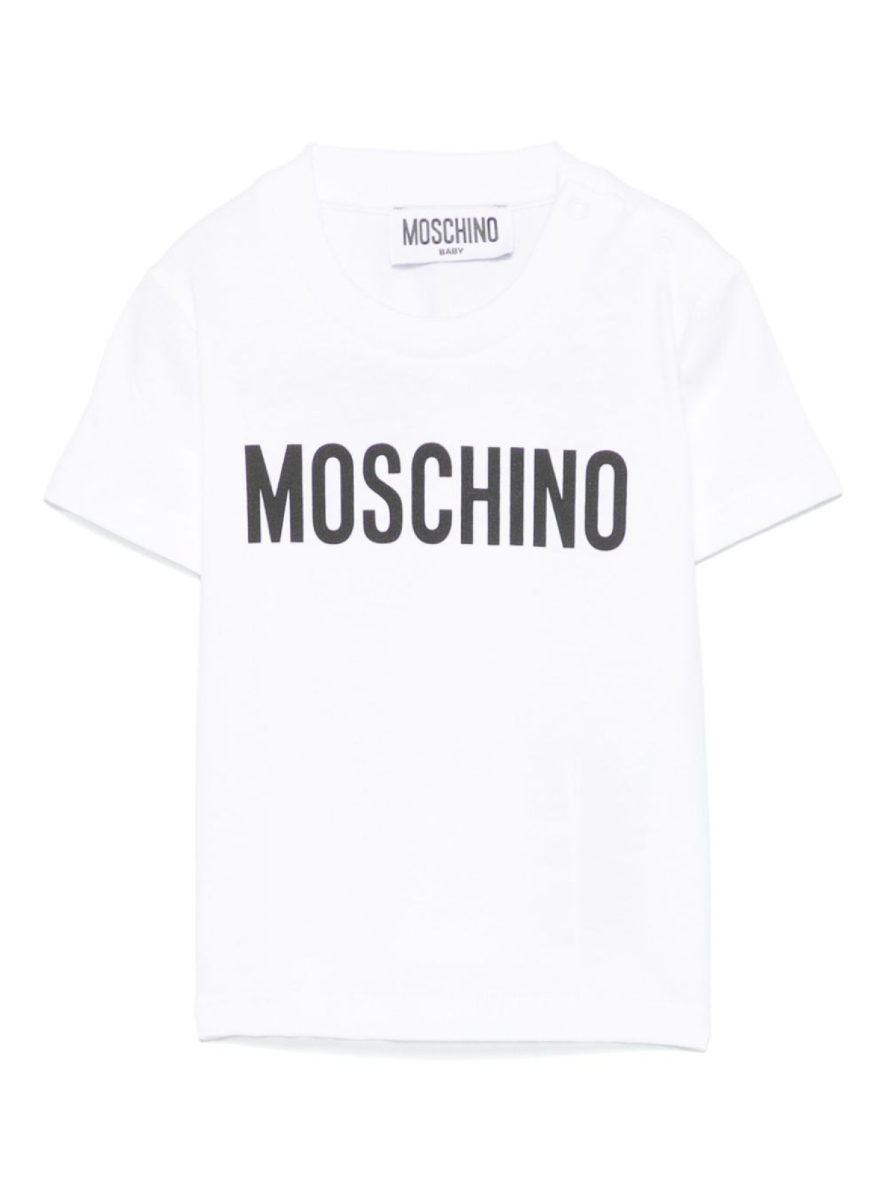 

Moschino Kids футболка с логотипом, белый