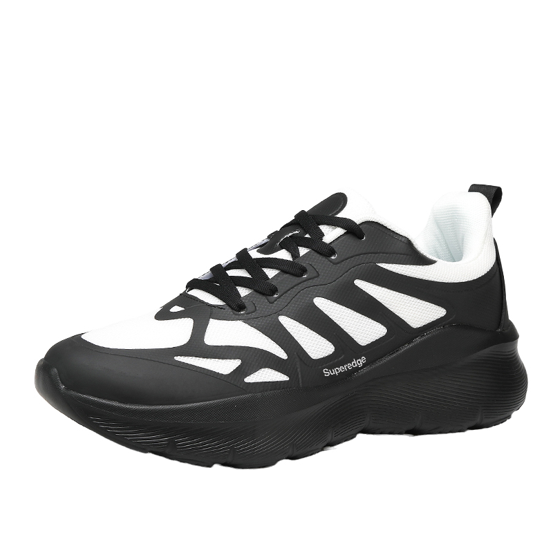 

SUPEREDGE Дышащие легкие низкие кеды унисекс черно-белые, цвет Black White