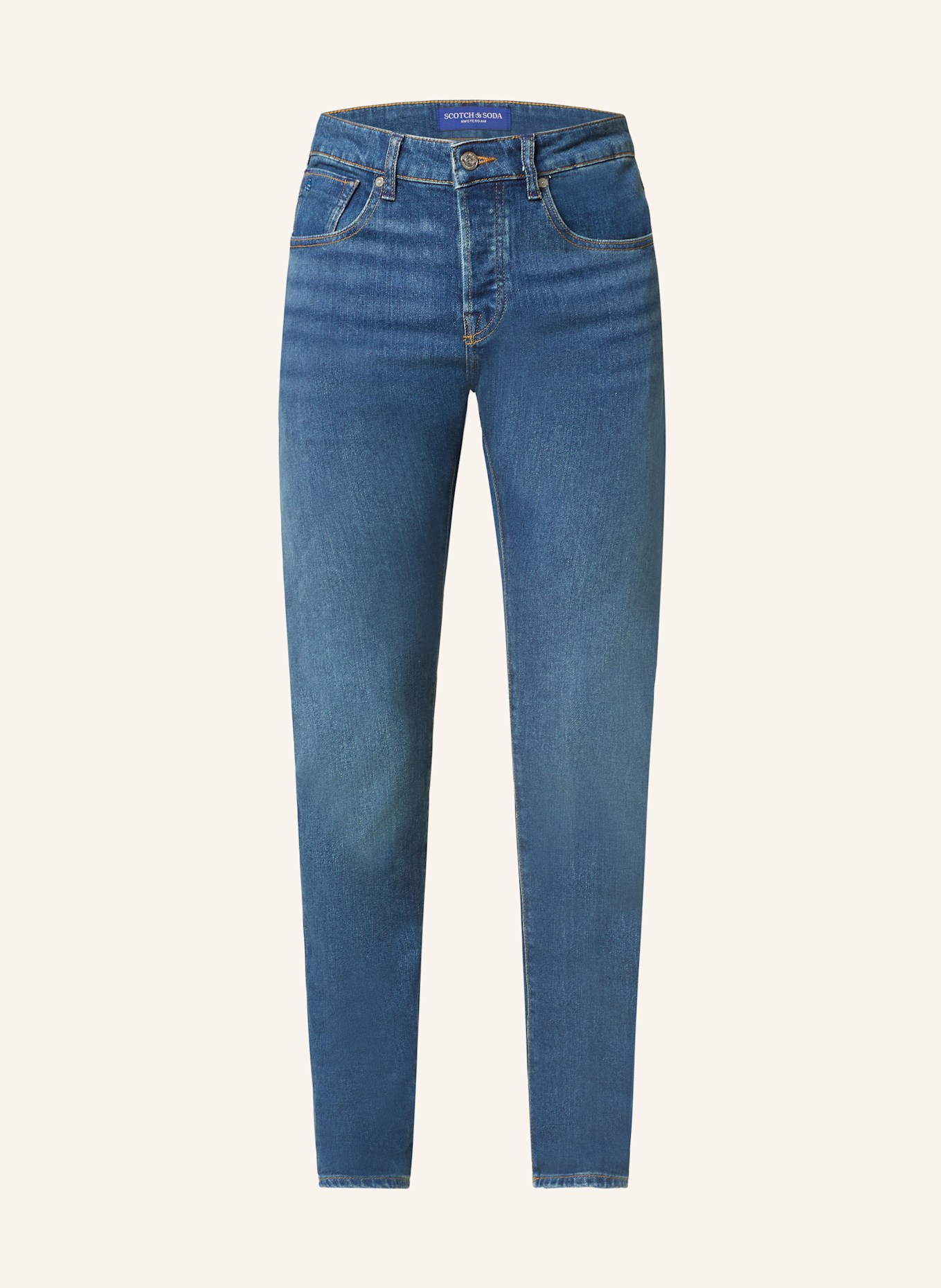 

Джинсы очень узкие Scotch & Soda, синий