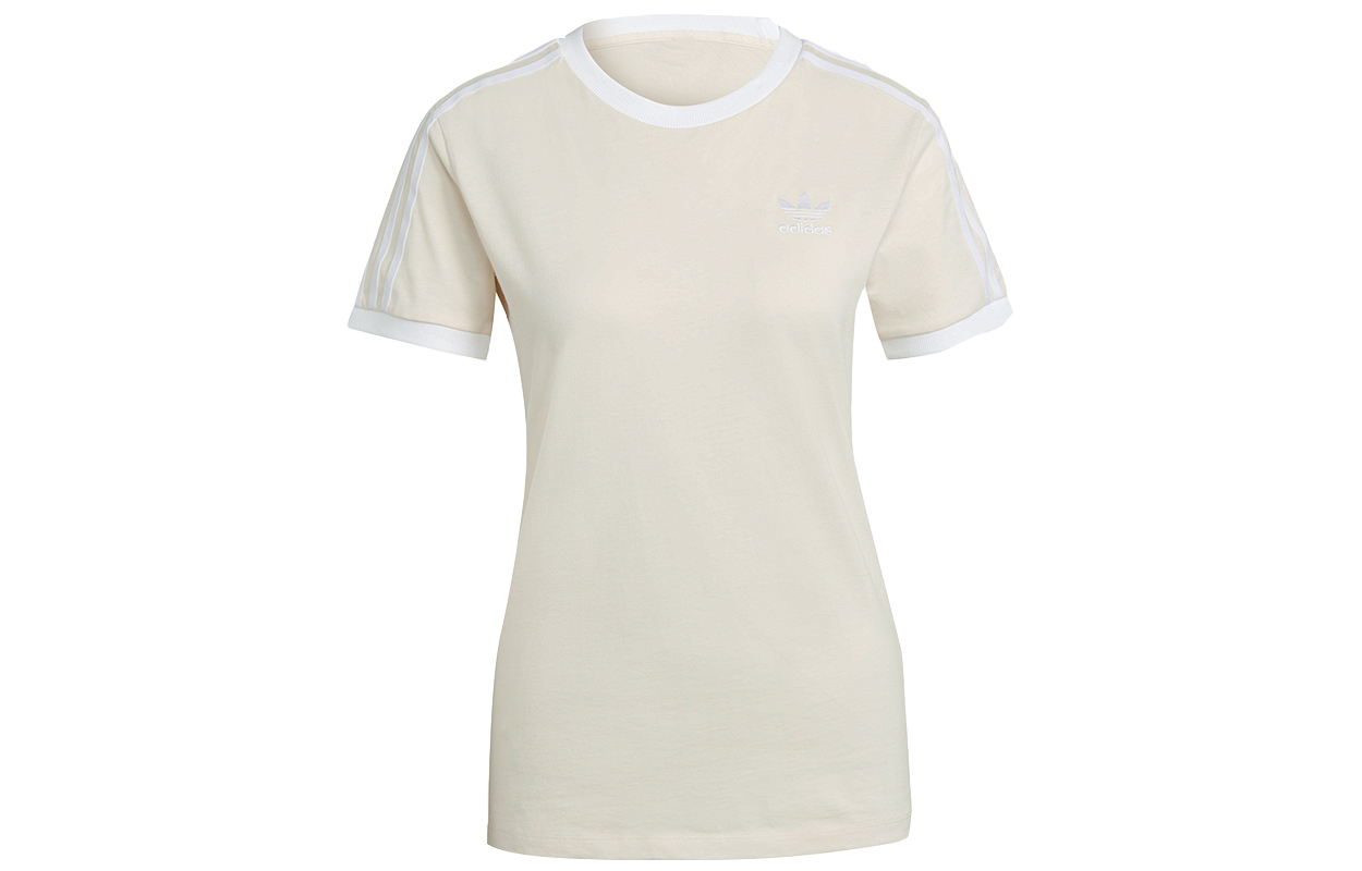 

Футболка с рукавами женская, цвета экрю Adidas Originals, Ecru