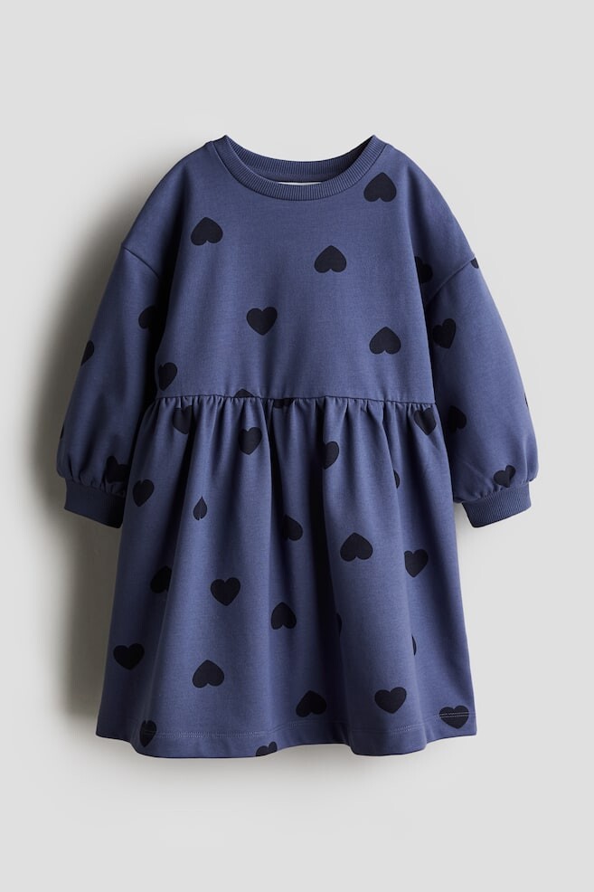 

Платье-свитшот оверсайз H&M, синий