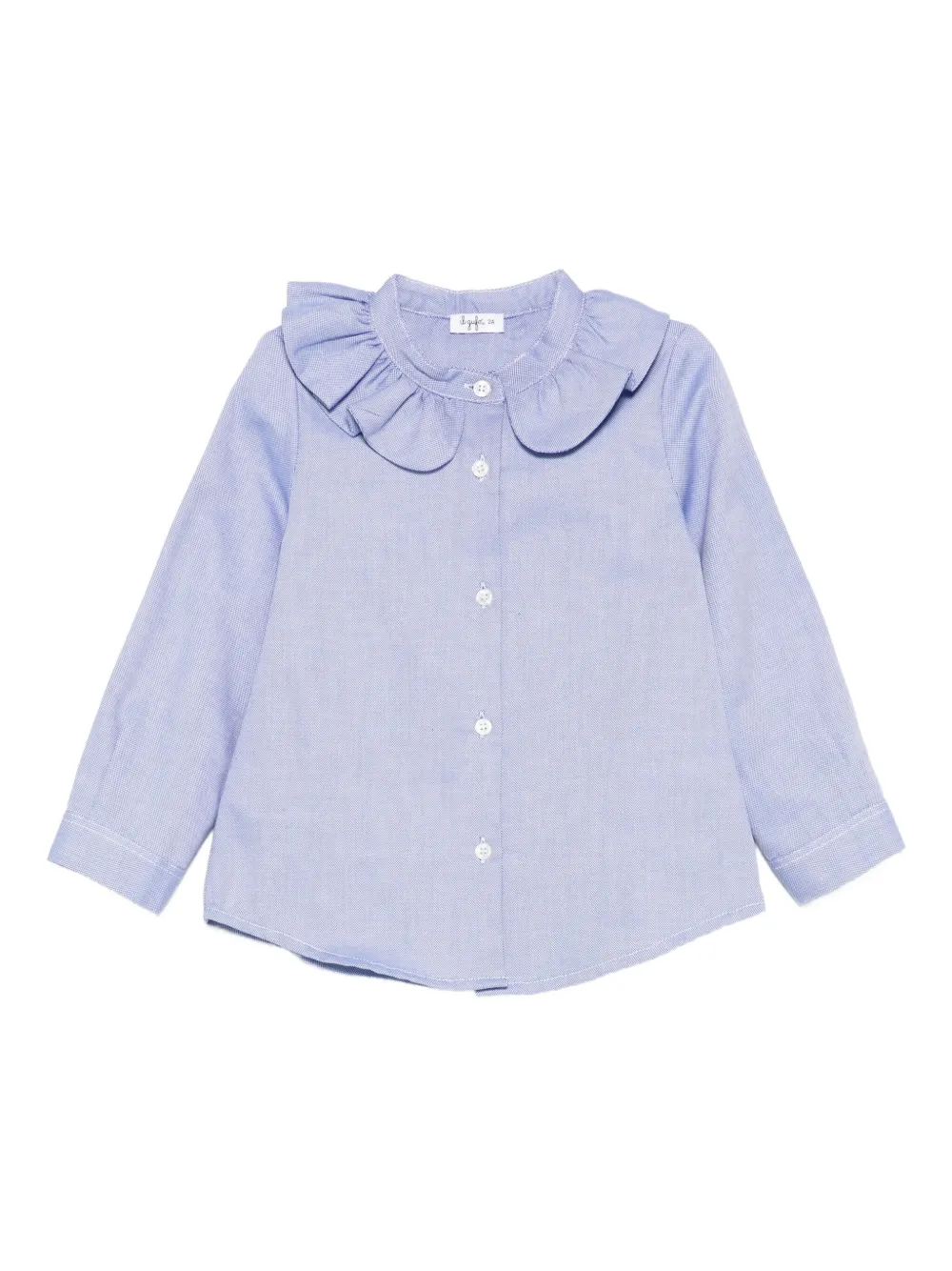 

Рубашка с оборками Il Gufo, синий