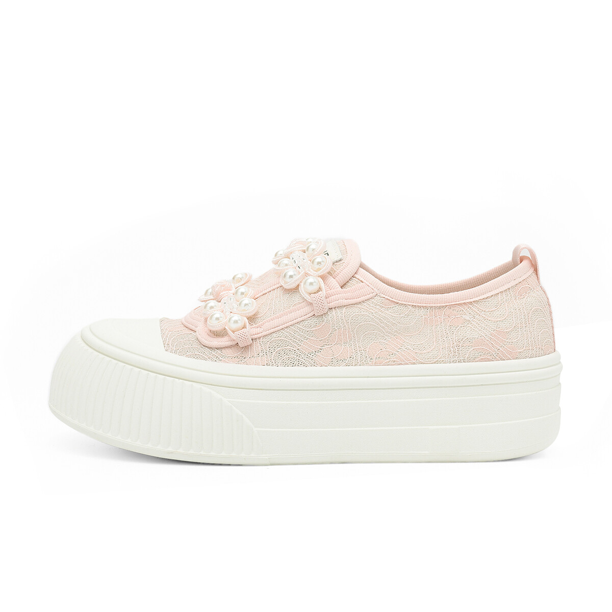 Кеды DAPHNE Skateboard Shoes Women's Low-Top, бежевый — фото 3