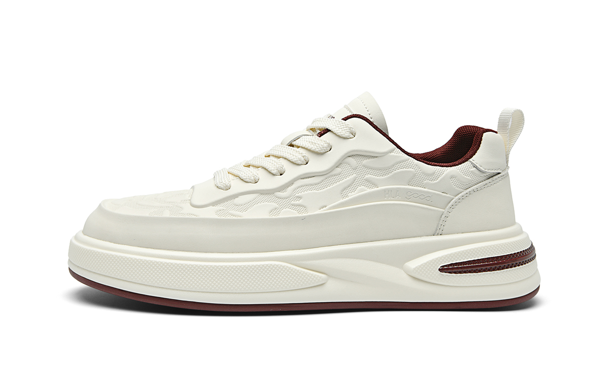 

HLA Низкие скейтбордские кроссовки мужские бело-красные, цвет White Red