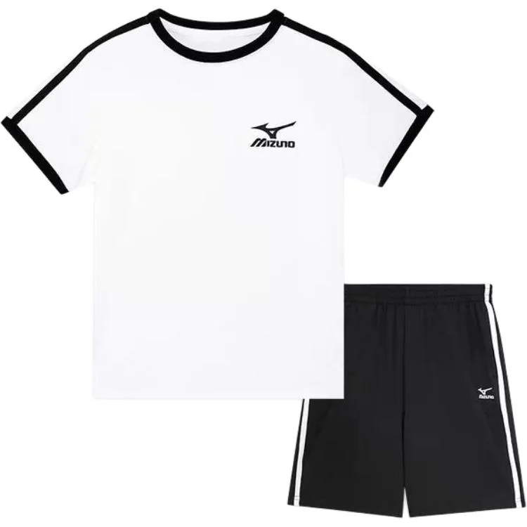 Детский спортивный комплект Casual Sportswear из 2 предметов Mizuno, черный — фото 3