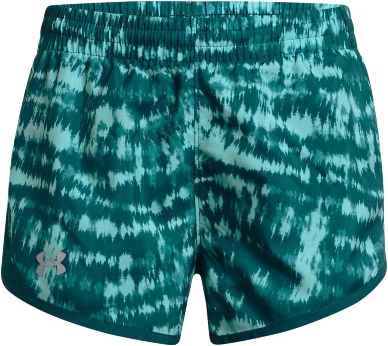 

Шорты Under Armour Fly By Printed Shorts, цвет Radial Turquoise/Hydro Teal/Reflective