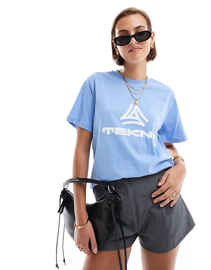 

Футболка COLLUSION оверсайз с графическим рисунком